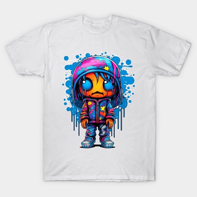 Cute Street Boy T-Shirt by MARK ASHKENAZI